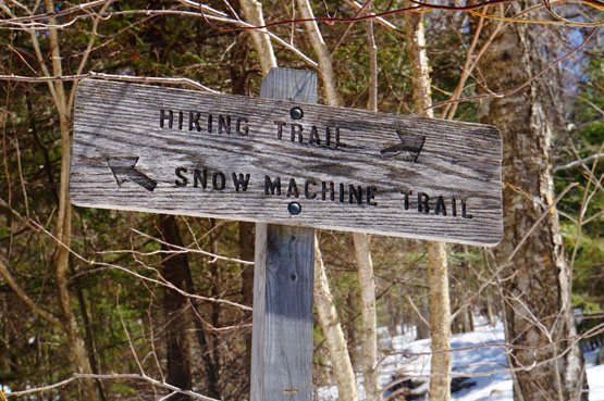 stinson mountain trail hiking trail snow machine trail stinson mountain nh